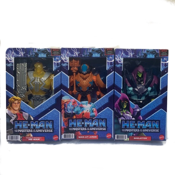 Netflix Masters Of The Universe Figure Lot Of 3 He-Man, Man...